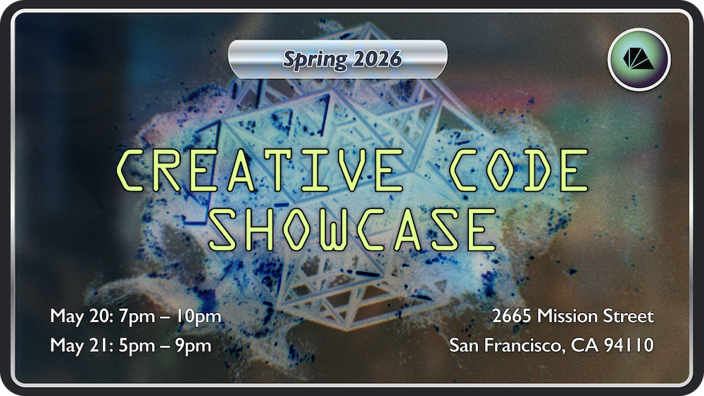 Gray Area Creative Code Showcase Spring 2026 - Gray Area