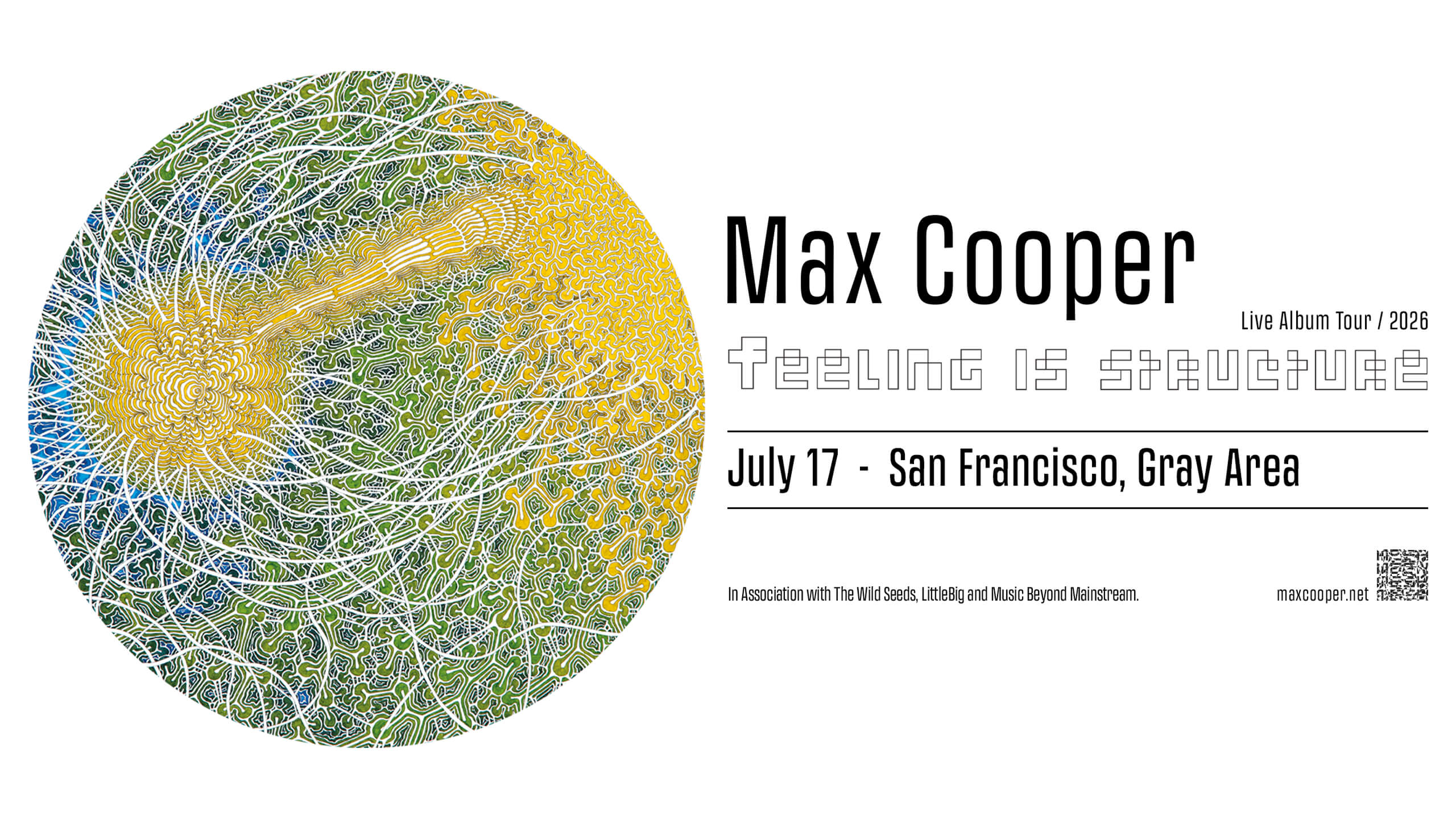 Gray Area Presents: Max Cooper - 3D/AV Live - Feeling Is Structure